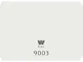 Symbol RAL 9003, czysty biały, z subtelnym logo. Idealny do nowoczesnych wnętrz.