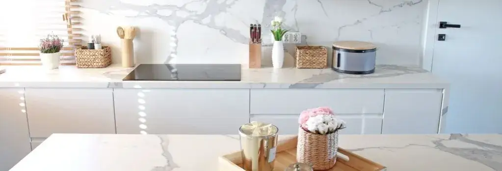 Zdjęcie Konglomerat kwarcowy w Łodzi - trwałe blaty kuchenne i łazienkowe